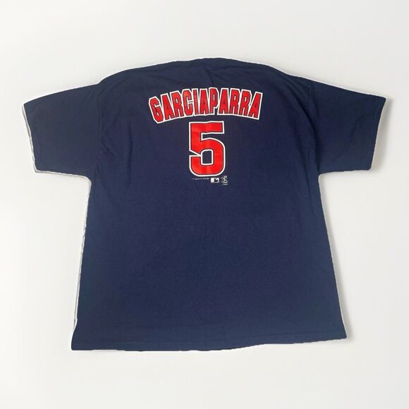 Nomar Garciaparra #5 Chicago Cubs T Shirt Delta Pro Weight MLB Navy Blue - Picture 5 of 7